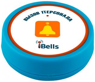 фото iBells Plus K-D1-W кнопка вызова персонала (синий), фото 1