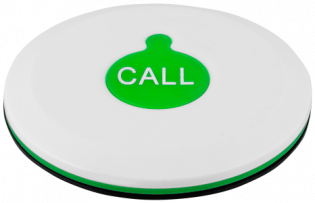 фото iBells Plus K-X1 влагозащищённая кнопка вызова (белый/зелёный), фото 1