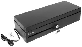фото Денежный ящик G-Sense FlipTop-460FT, (6B8C), черный, Epson, крышка для инкассации, фото 1