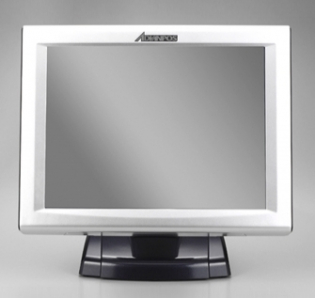 фото Кассовый POS компьютер-моноблок AdvanPos ZPOS-Lite 1551-ER40 серебряный, чёрный