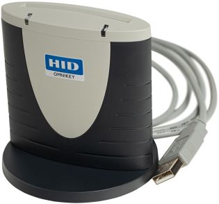 фото HID OMNIKEY 3121 (R31210320-01), настольный USB считыватель контактных смарт-карт