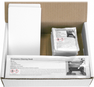 фото Чистящий комплект Magicard E9887. Cleaning Kit (10 pads+cards) Комплект для очистки принтера(карты для чистки роликов и печатающей головки)