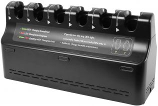 фото Point Mobile Зарядное устройство для PM550 - Six-Slot Battery Charger (include AC/DC power adaptor) - EU P550-6SBC0-2