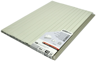 фото Металлический канал Opus O.Simple Channel 304мм 10мм (61-90 листов) серые 25шт