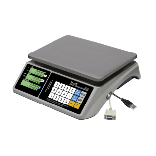 фото Торговые весы Mertech M-ER 328ACPX-15.2 TOUCH-M LCD RS232 и USB, фото 1