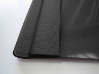 фото C-Bind Мягкие обложки А4 Softclear E 24 мм черные текстура лен