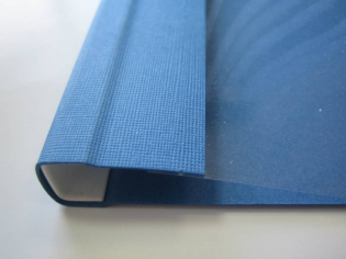 фото C-Bind Мягкие обложки А4 Softclear E 24 мм синие текстура лен