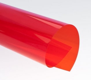 фото Обложки прозрачные пластиковые A3 0,18 мм, красные