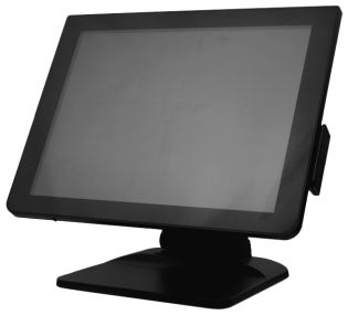 фото POS моноблок OL-P12, 15“, сенсорный  J3455, 4Gb, MSSD 128Gb, MSR, PCT, черный, A1 stand, фото 1