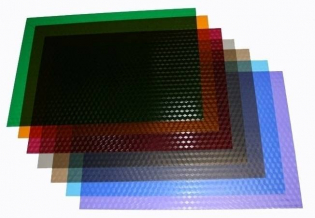 фото Обложки прозрачные пластиковые A4 0,18 мм, Кубик, красные, фото 1