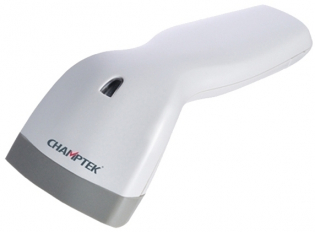 фото Ручной одномерный сканер штрих-кода Champtek SD500 USB/POS светлый, фото 1