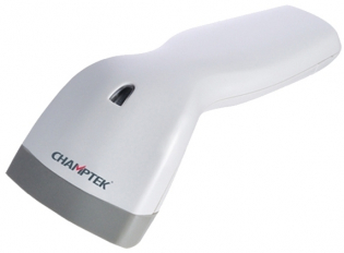 фото Ручной одномерный сканер штрих-кода Champtek SD500 USB/HID светлый, фото 1
