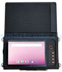 Чехол для планшета Urovo P8100 из нат. кожи, рамка вокруг экрана, крышка на магнитах, 4 кольца для ремней, наплеч. ремень 40 мм, рег. длина до 1600 мм (ACCP8100-LSLC-SS25)