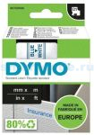 Картридж с виниловой лентой D1 для принтеров DYMO Label Manager, пластик, голубой шрифт, 9 мм х 7 м Белый, (5 шт/уп) (DYMO40914)