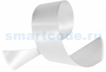 Сатиновая лента с тканым краем 25мм х 200 м, белая