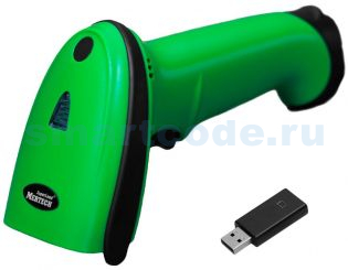 фото Беспроводной 2D сканер штрих-кода Mertech (Mercury) CL-2200 BLE Dongle P2D USB green, фото 1