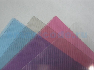фото Обложки прозрачные пластиковые A4 0,3 мм, рифленые, дымчатые